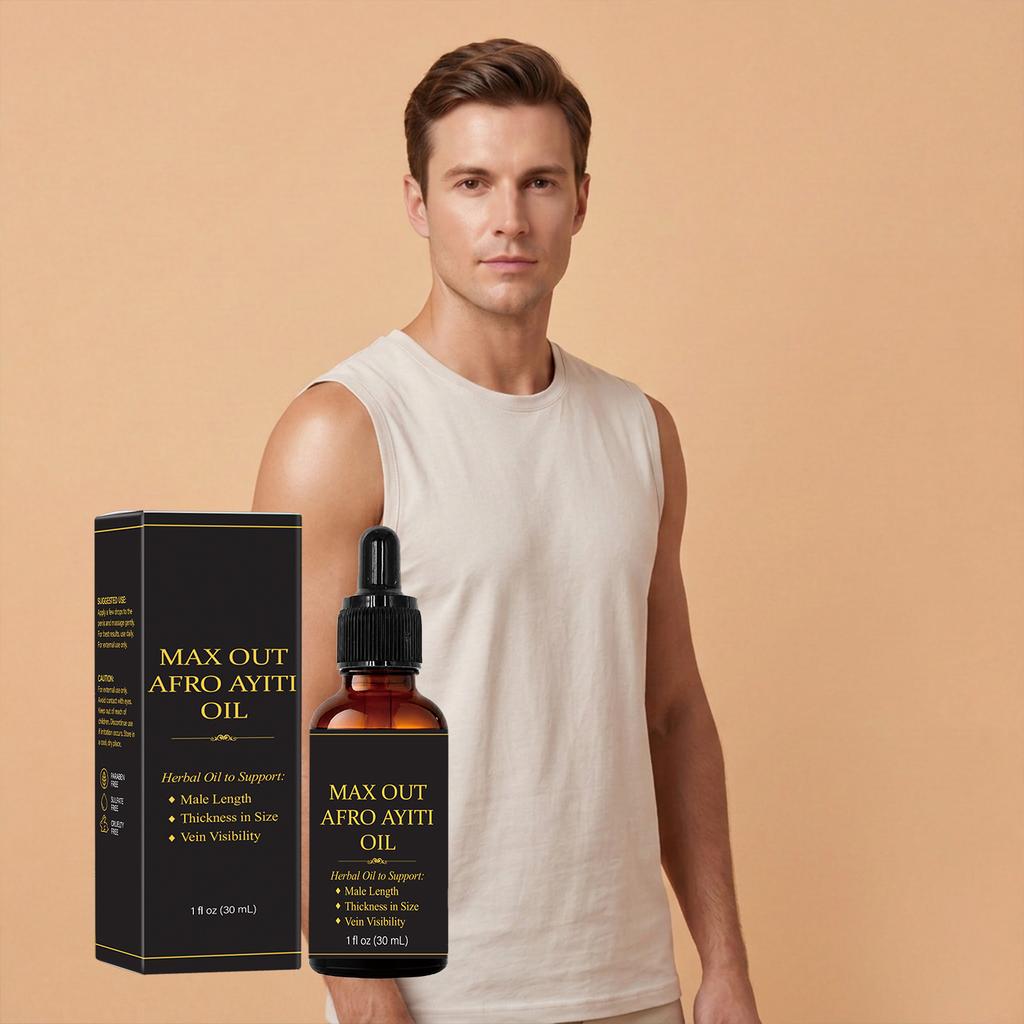 Men’s Care Oil Gentle Formula Body Moisturizing Oil Daily Application Skin Nourishing Essential Oil for Men 30ml