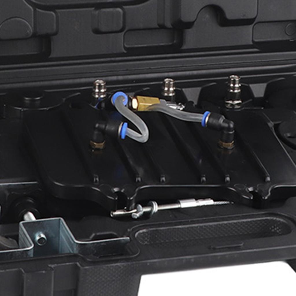 13pcs/Set Steel Quick Connection for Most Compressed Air Brake Bleeder Adapter of Vehicles Brake Bleeder Adapter Bleeder Adapter