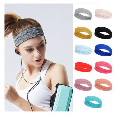 1 Stück Damen/Herren Schweißband Stirnband Sport Yoga Gym Running Stretch Haar Stirnband Radfahren Breiter Kopf Verhindern Schweißband