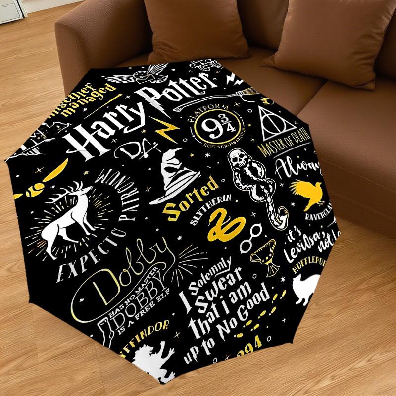 1PC Harry Potter Platform 9 3/4 Umbrella-8-Rib Reinforced, Automatic Open, Lightweight & Durable, Cute Fashion Accessory for Outdoor, D2664