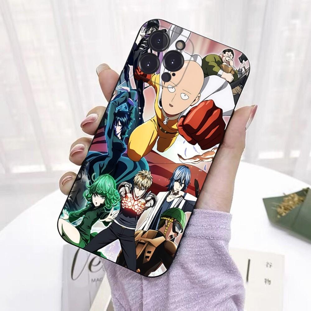 One Punch Man Phone Case For IPhone 16 15 14 11 12 13 Mini Pro XS Max Cover 6 7 8 Plus X Funda Shell