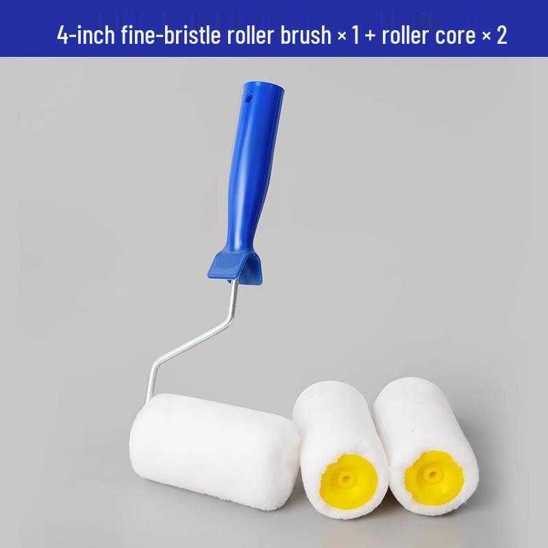 Latex Paint Roller Brush - Wall Painting Tool for No Dead Angle Coverage