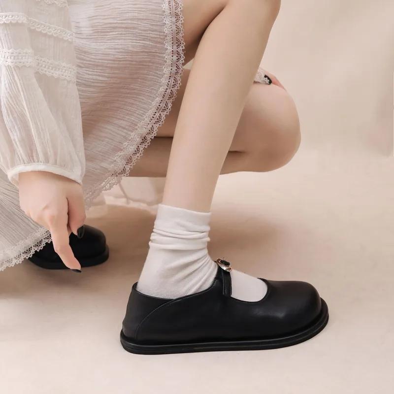 Mode Damen 2025 Neue Erhöhte Innen Mary Jane Schuhe