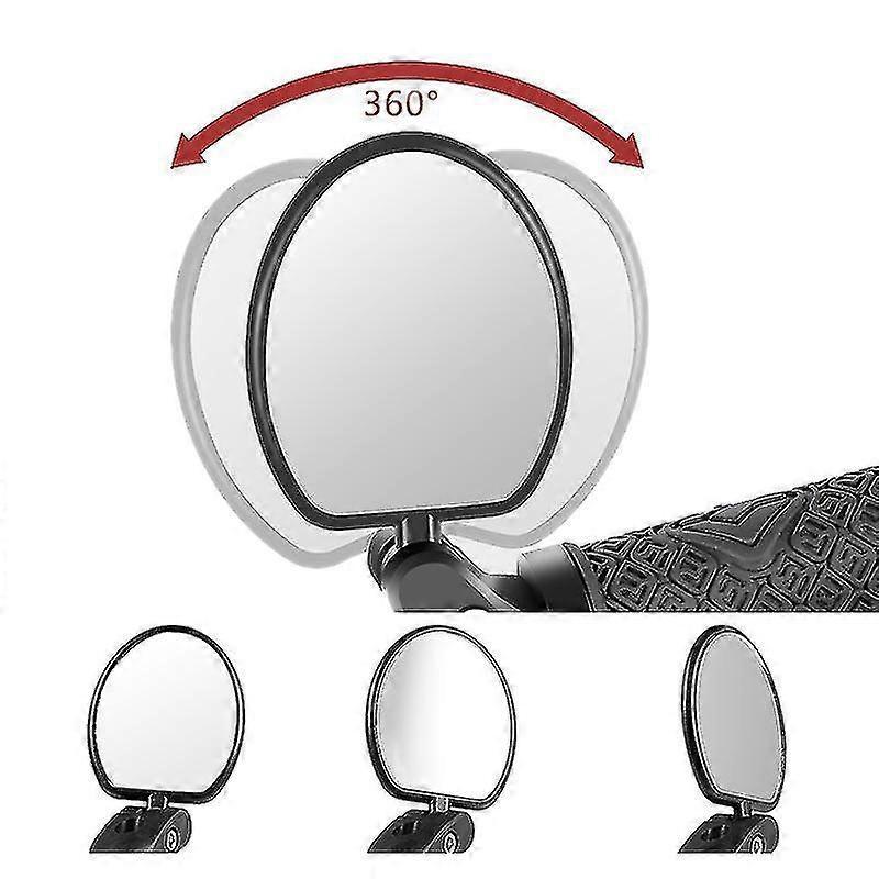 Bike Mirror, Bicycle Riding Rearview Mirror, Hd Safety Rearview Mirror, With Adjustable Handlebar Installation, Suitable For Mountain Road Bikes - RiR