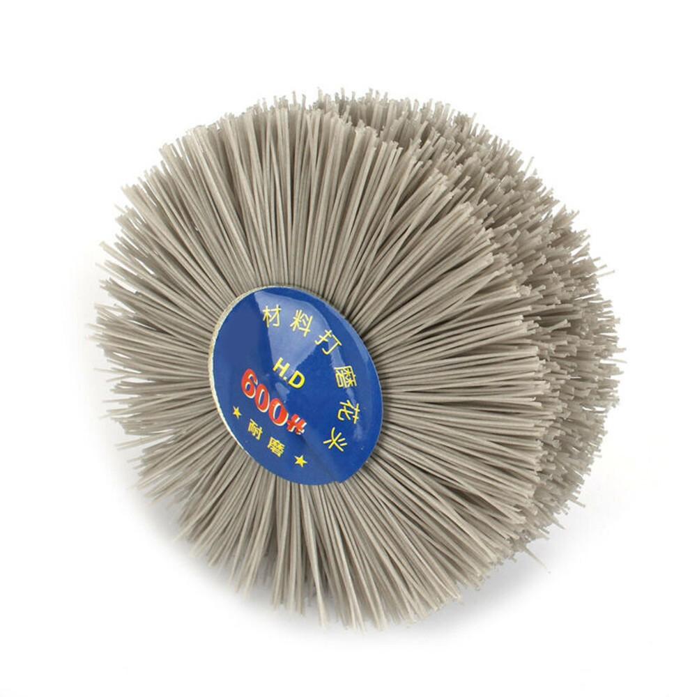 Abrasive Nylon Wheel Brush for Wood Metal and Stone 80mm Diameter 80 600Grit