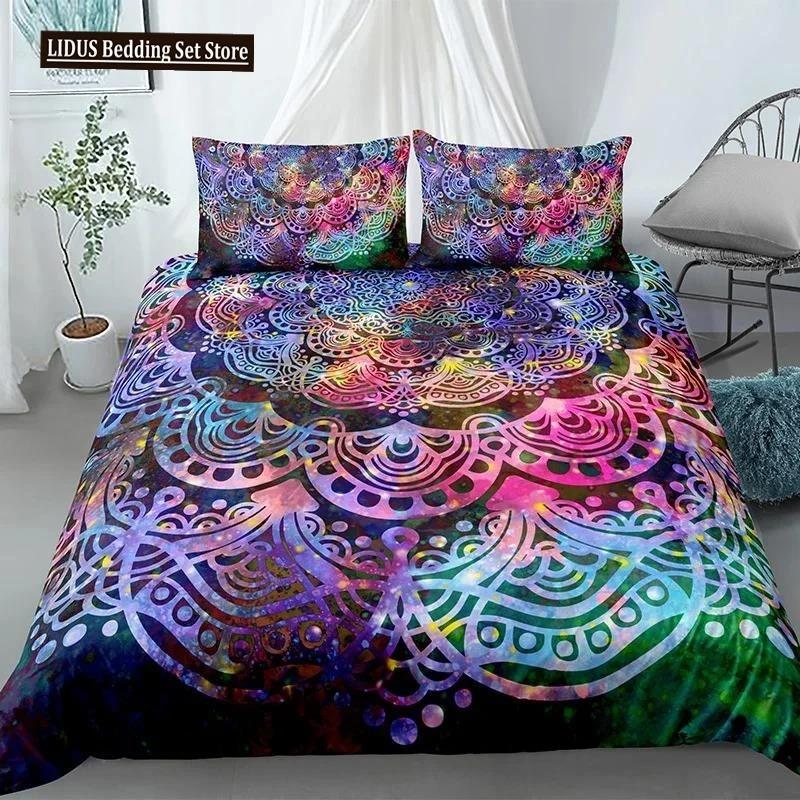 Mandala Bedding Collection Duvet Cover Bohemian Bedspreads Bed Collections Polyester King Queen Full Double Twin Quilt Cover