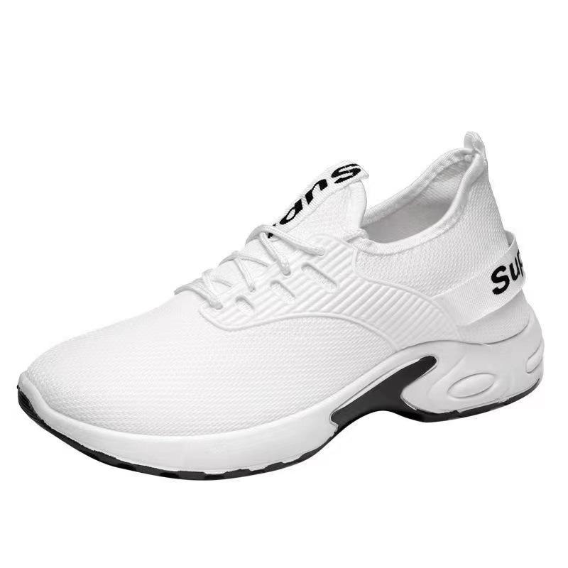 

Breathable shoes men s sports shoes trendy running shoes casual shoes cloth shoes 44 білий