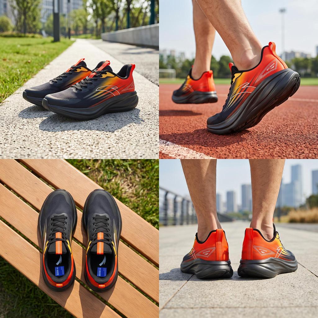 Anta Running Casual Sports Versatile Comfortable Rebound Low-Top Running Shoes Men Sneaker 112645526R-3