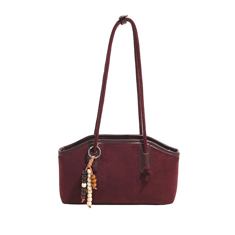 Niche Design Retro Matte Hand-held Underarm Bag Women's Autumn New Fashion Versatile Shoulder Tote Bag