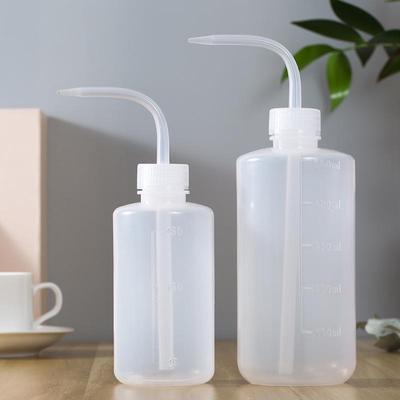 500ml Gooseneck Succulent Watering Can: Thickened Squeeze Bottle with Scale