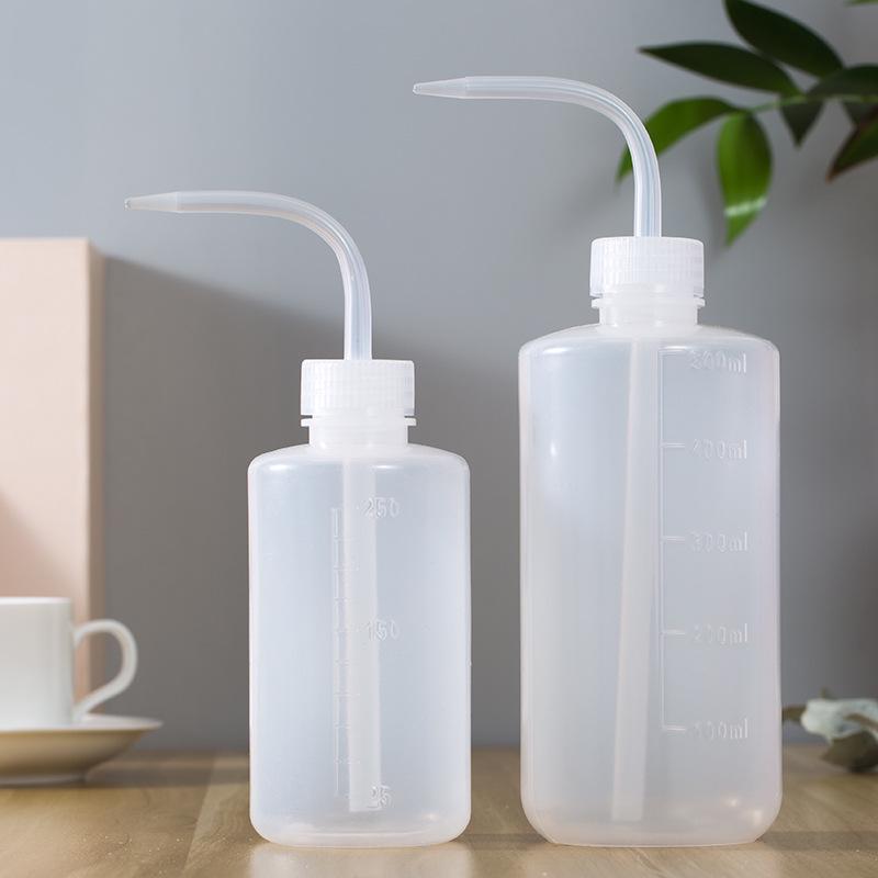 

500ml Gooseneck Succulent Watering Can: Thickened Squeeze Bottle with Scale