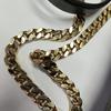 [Pre-Owned] Lola TB Logo Quilted Metal Chain Lambskin Crossbody Shoulder Bag - Very Good #X8AUFV