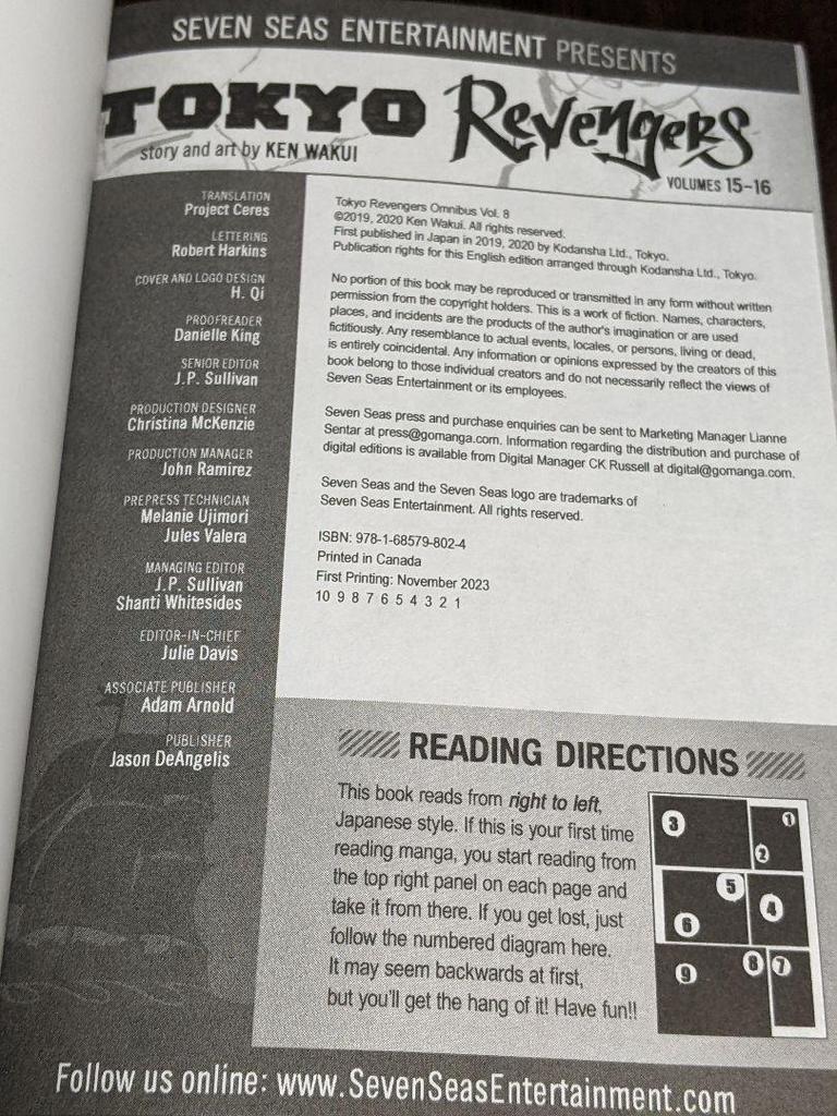 [USED] Tokyo Revengers 15-16