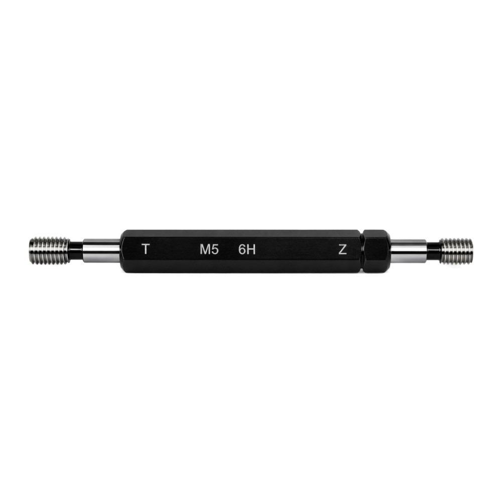 Steel Material Thread Plug Gauge M5x0.8 Metric Thread Gauge Double Ends Thread Gauge Hand Tool