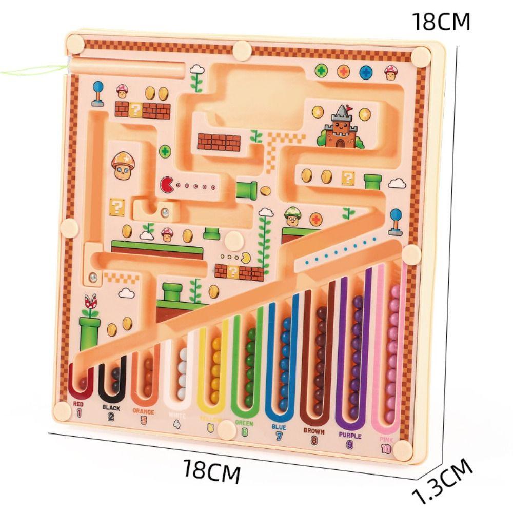 Colorful Children's Magnetic Maze Concentration Training Early Education Puzzle Toys