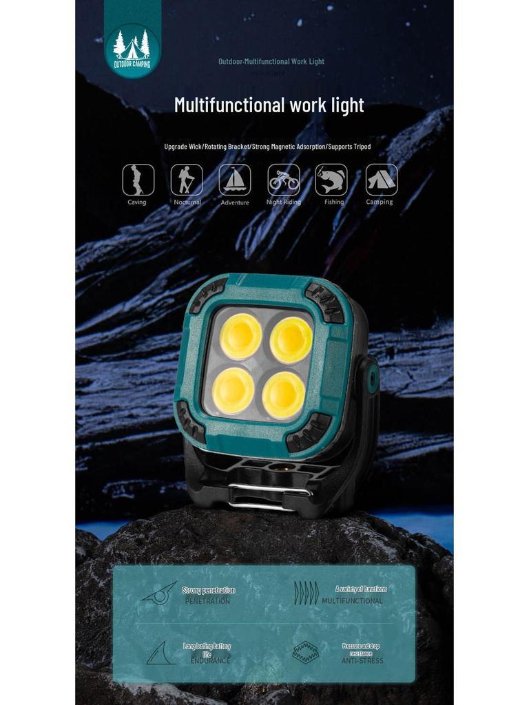 Portable Multi-Source Mini Camping Keychain Light