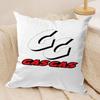 Motorcycle GGasGas Cushion Cover Soft Plush Fabric DoubleSided Printed Sofa Cushion Cover for All Seasons Home Decor Gift