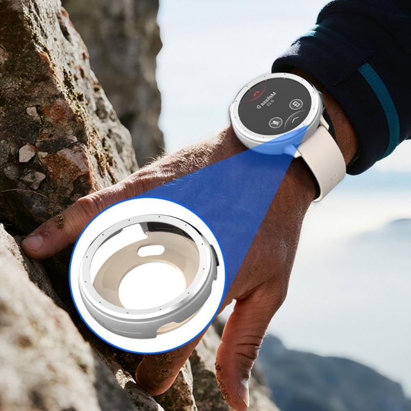 Heavy Duty Metal Protective Case For Smartwatch Shockproof Cover Scratch Resistant Guard With Easy Installation Design