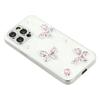 For iPhone 14 Pro Case WANLONFENG Electroplated Epoxy TPU+Acrylic Phone Cover with Tempered Glass