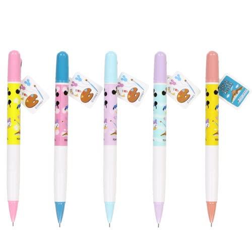 Mickey & Friends Mechanical Pencil Set [Tokyo Disney Resort Exclusive] Paint Art Style Design Retro Disney Goods Souvenir