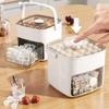 Square Ice Cube Machine Easy-press Lid Ice Cube Tray DIY Ice Cube Mold  Coffee