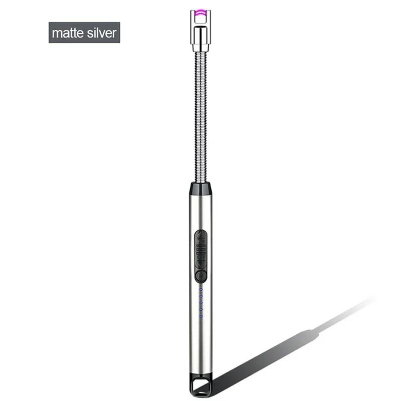 

360° дуга ветрозащитная беспламенная плазменная зажигалка для барбекю USB длинная кухонная зажигалка свеча газовая плита газовая зажигалка