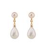 2025 Stylish Water Drop Pearl Stud Earrings with S925 Silver