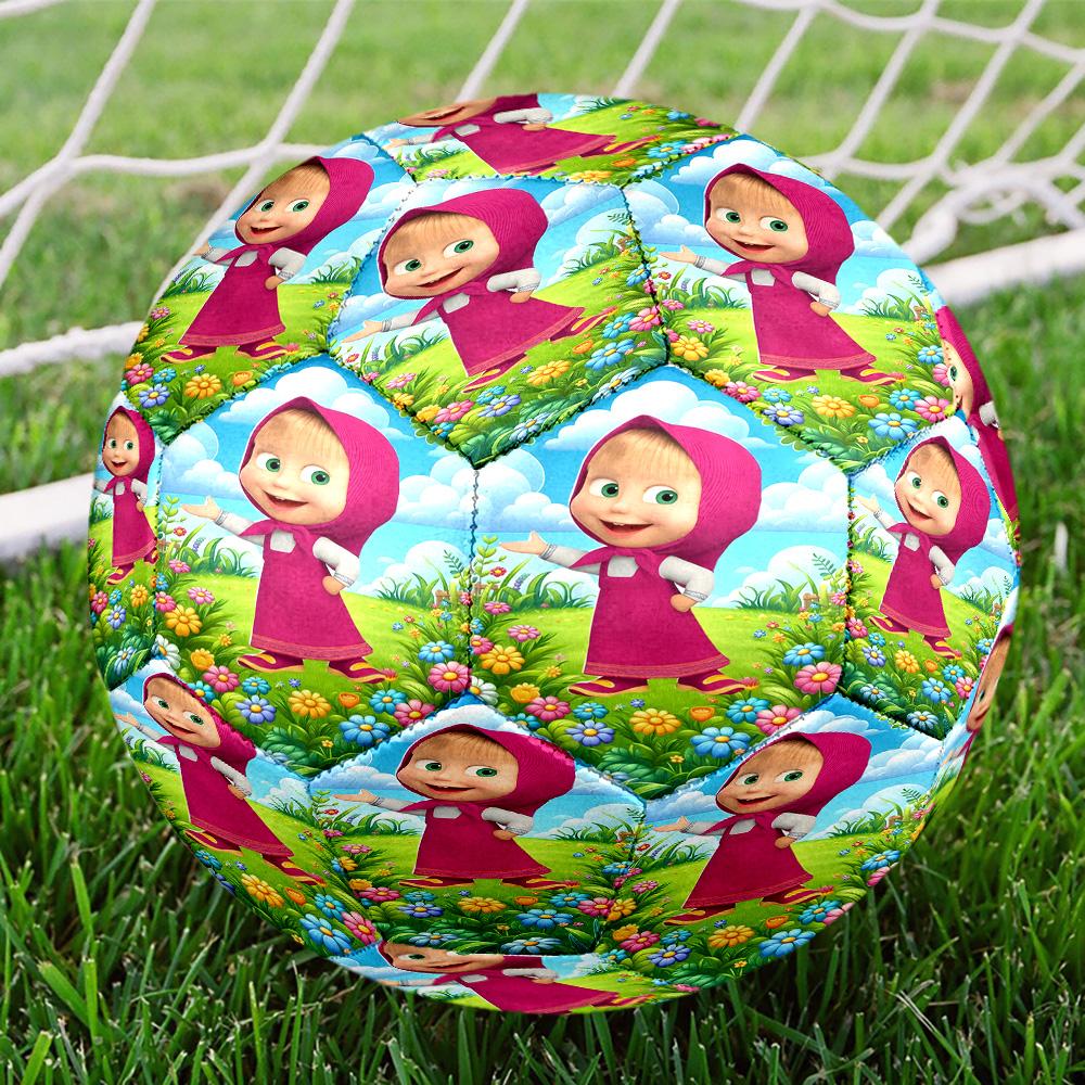 Animazione a cartoni animati Dimensioni di stampa 5 Pallone da calcio, Pallone da calcio standard per partite sportive e allenamenti di squadra, Regalo ideale per i tifosi di calcio