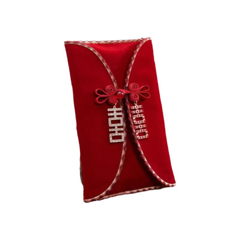 Luxury Big Red Envelope Traditional Ten Thousand Yuan Red Envelope  Gift Giving