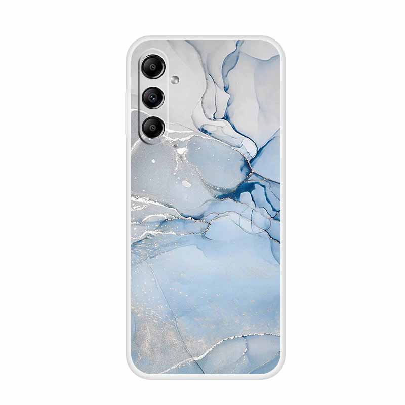 For Samsung Galaxy A14 A34 A54 5G Marble Soft Case Silicone TPU Phone Back Cover Coque for Samsung A 54 34 14 4G Cartoon Fundas