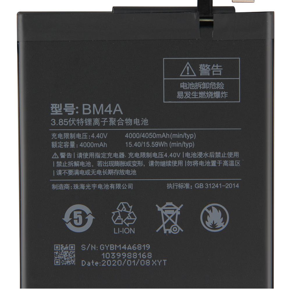 Replacement Phone Battery BM4A For Xiaomi Red mi Pro Redrice pro BM4A Replacement Battery +Tool 4050mAh