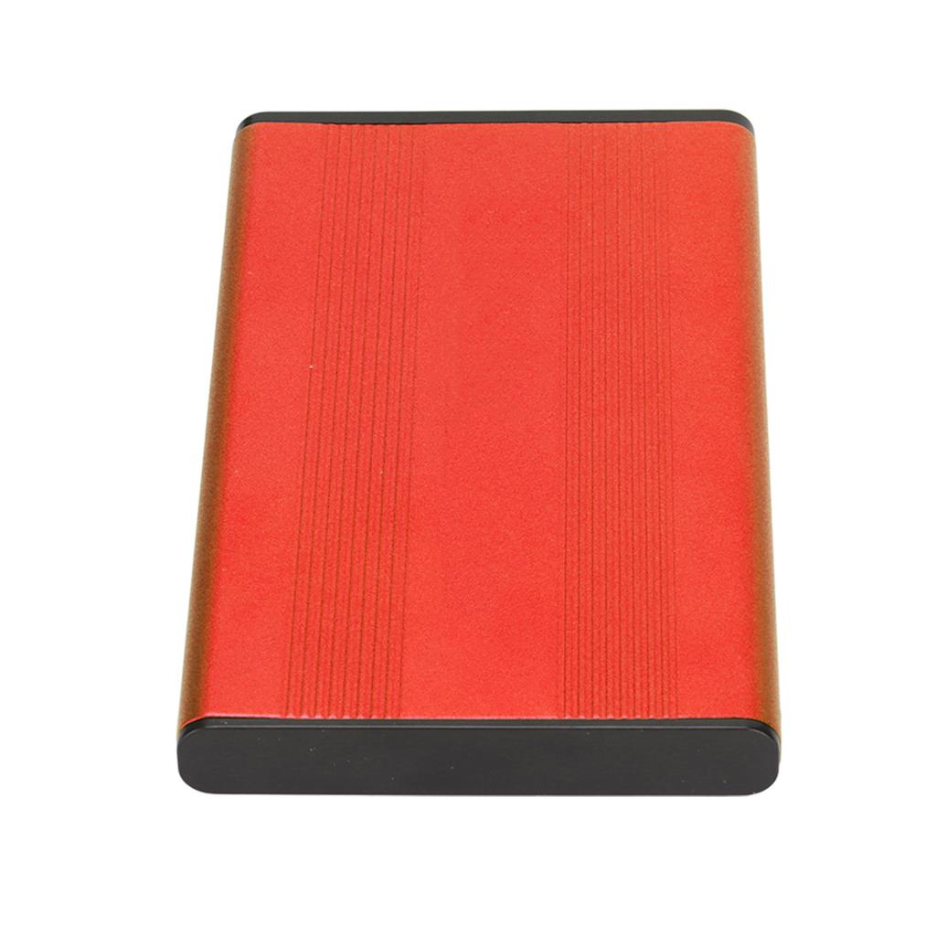Hard Drive Enclosure 2.5in USB2.0 480Mbps Easy Installation Highly Durable Aluminum Alloy Plug and Play HDD Enclosure