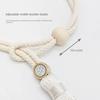 Adjustable Cotton Cord Curtain Tie Bohemian Chic Curtain Tie Straps Tulle Tassel Tie Hand Woven