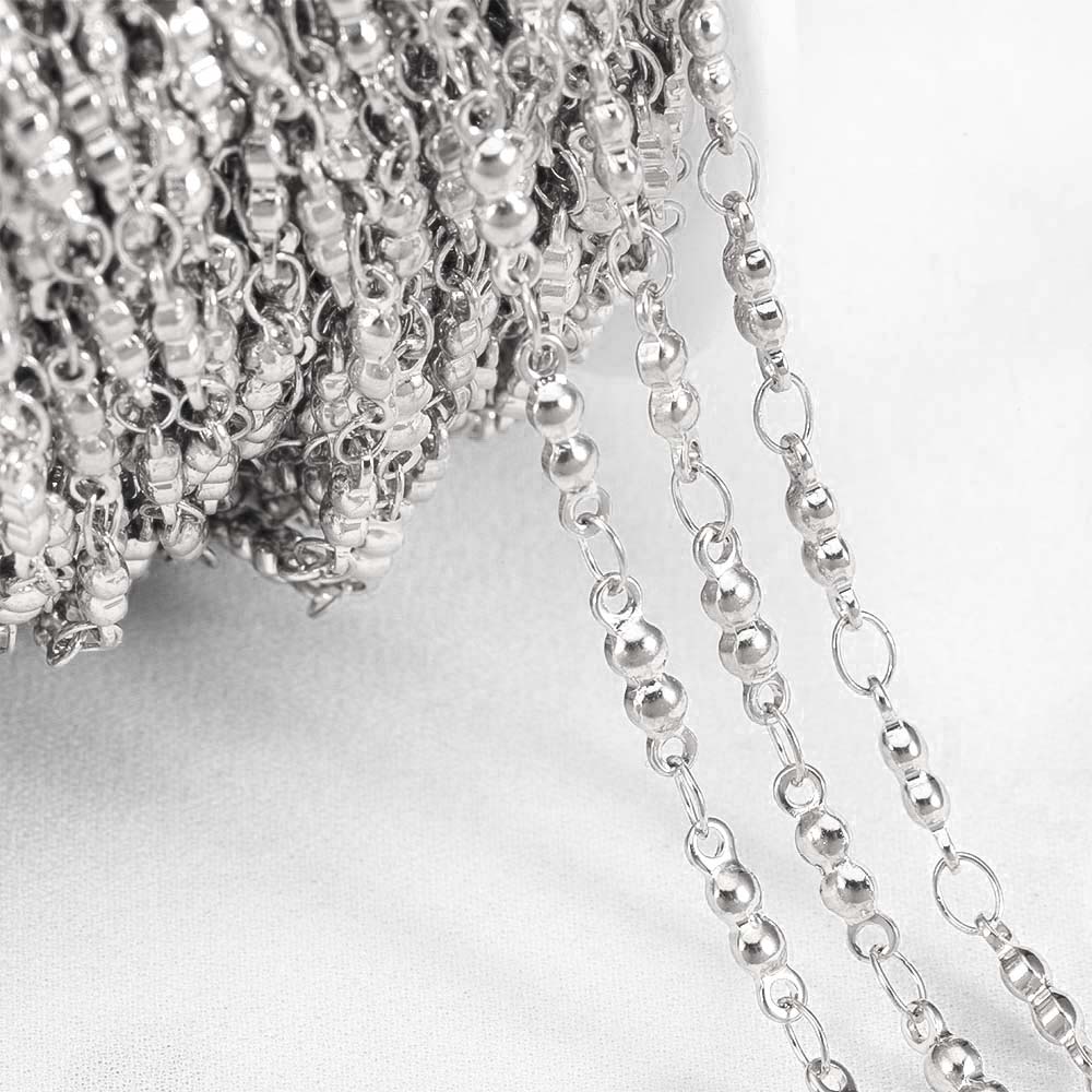 1Meter Multi Styles Stainless Steel Gold Color Silver Color Link Chain Bulk Chains DIY Necklace Jewelry Making Wholesale No Fade