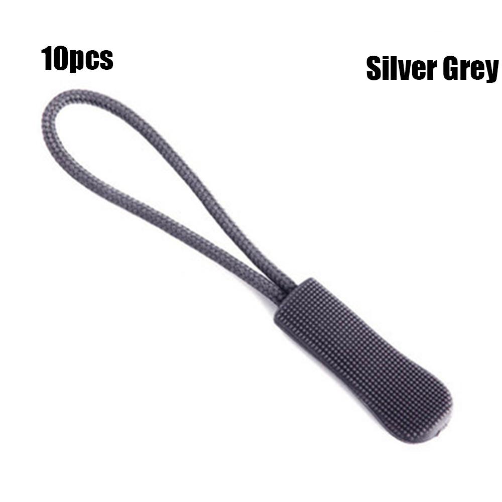 10 PEÇAS/Pacote Mochila Jaqueta Puxador de Zíper de Reposição Corda Puxadores Bolsas Clipe Fivela Puxador de Zíper Mala Roupa de Viagem Ferramentas