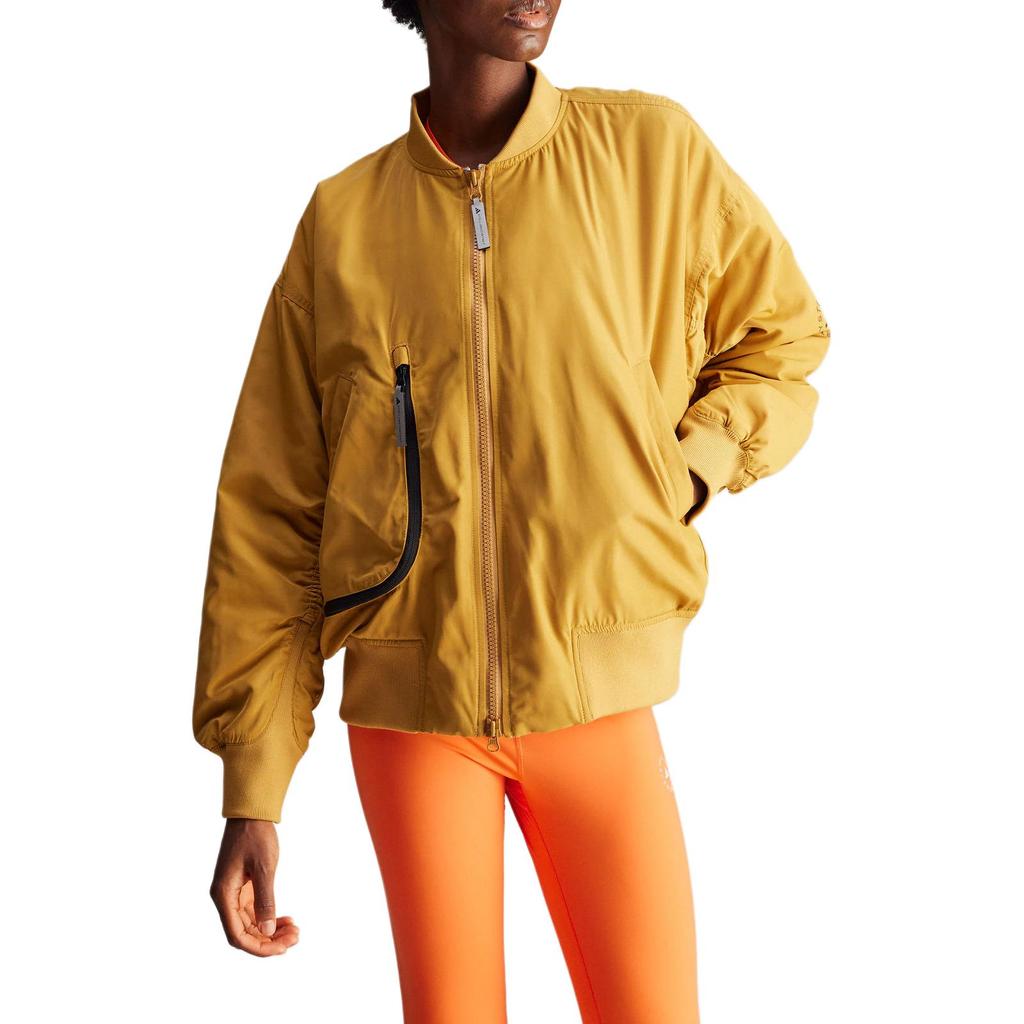 Adidas Stella McCartney Sportswear Woven Bomber Wind.Rdy Jacket Women Jacket Sand-Brown IX1630