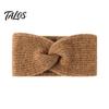 Wide Headband for Winter Sports Women Headband, Twist Knot Knitted Thick Warm Ear Cozy Protection Skiing Warmers, Head Wrap Cold Weather Autumn