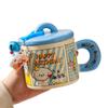 Cartoon Animal Cartoon Ceramic Mug Cup Dog/Rabbit/Panda Tea Cup Happy Birthday Mug  Home