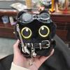 Black Cat Keychain Accessories Plush Stuffed Kitten Pendant Kawaii Cat Couple Keyrings Bag Charm Birthday New Year Party Favors