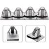 4Pcs Front Skid Plate Oil Filter Access Panel Door Clip OEM W715288-S439 Front Skid Plate Clip for Ford F150 2011-2020