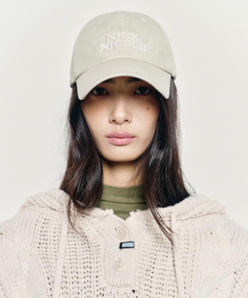 Nigaennikol Mini Originals Nicole Ball Cap_Vintage Beige