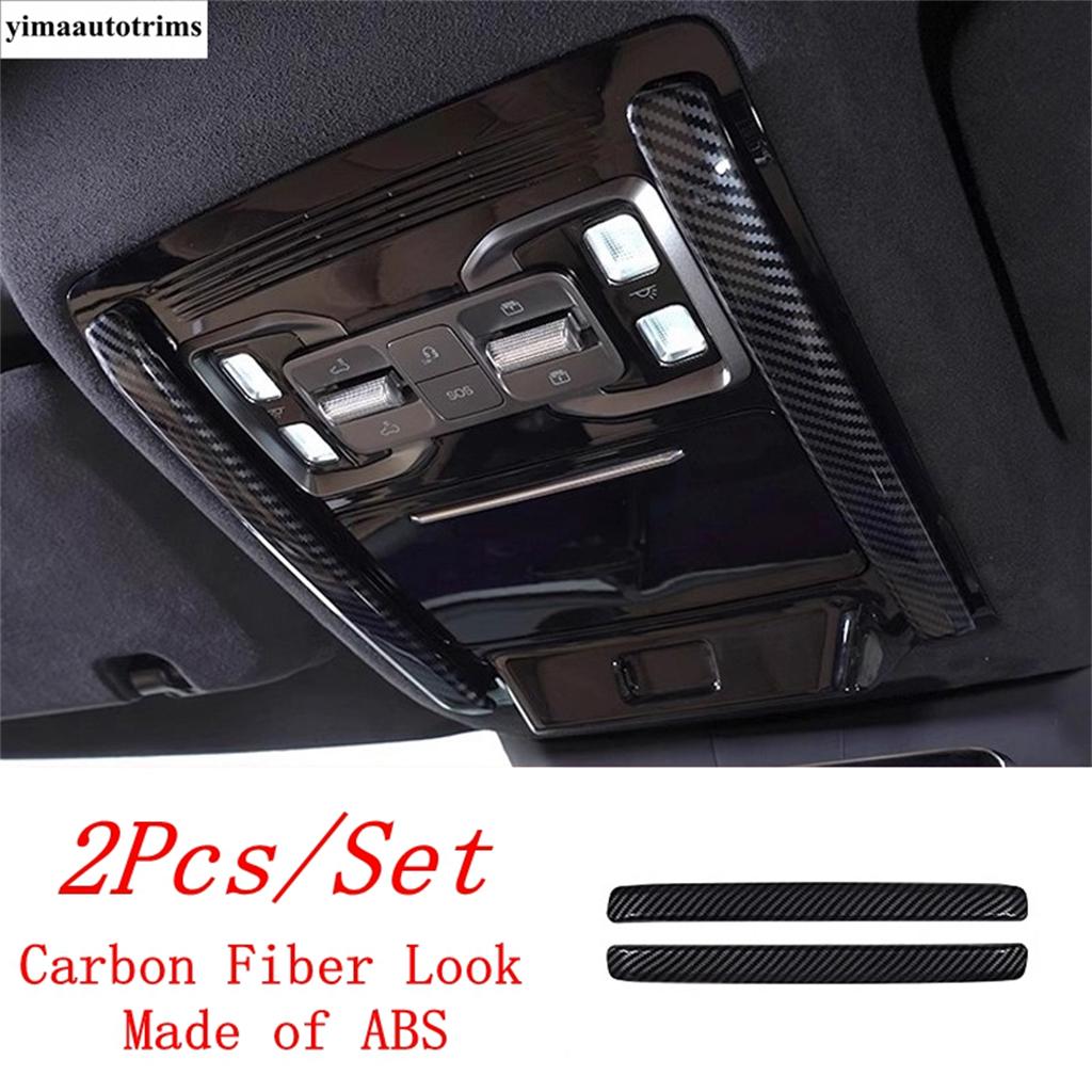 Read Light / Air AC Outlet Vent / Handle Bowl / Gear Shift Panel Cover Trim For BYD Leopard 8 2024 2025 Carbon Fiber Accessories