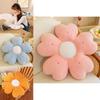 Comfortable Rabbit Hair High Weight Plush Daisy Cushion For Home And Office Use