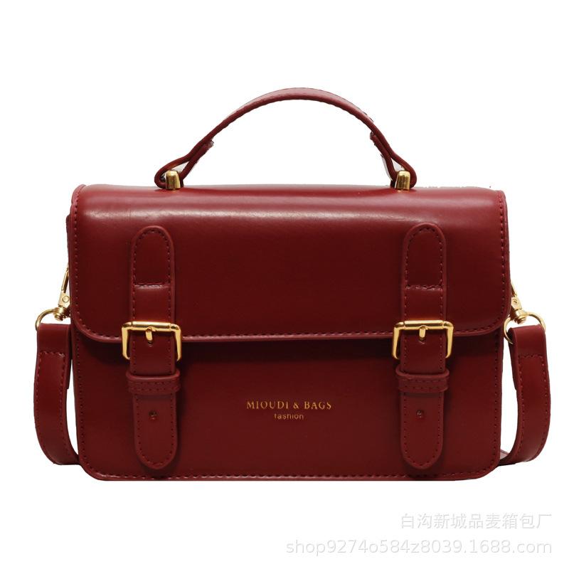 Fashion popular hand carry Cambridge small bag women's 2025 new trendy French niche design shoulder messenger bag