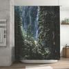 Vibrant Colorful Shower Curtain with Geometric Pattern Bathroom Decoration Home Improvement Decorations Waterproof Fabric for Ba