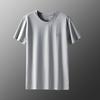 Ice Silk Mesh Men's Loose Short Sleeve T-Shirt - Summer Plus Size
