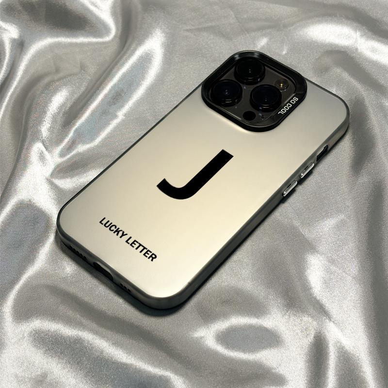 Applicable To Apple 15promax Mobile Phone Case, New iPhone14 Trendy Brand Simple Lucky Letter 13 Advanced 12