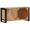 TV Stand 80x30x40 Cm Rough Solid Mango Wood
