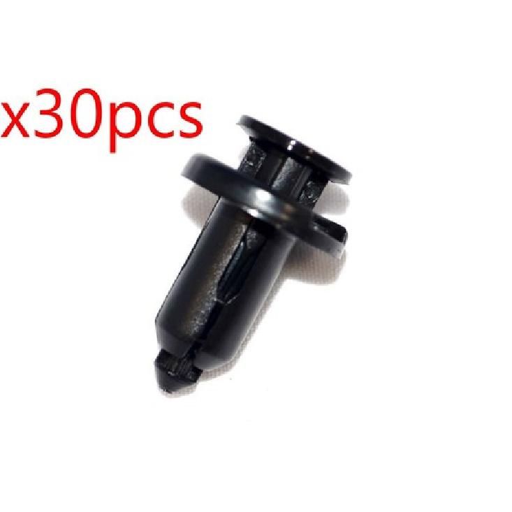 30Pcs Bumper Hood Fender Splash Guard Retainer Clips Fastener For Acura Honda