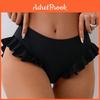 Ruffle Women Highwaisted Trunks Swimming Trim Bikini Bottoms With Tummy Control Quickdrying Swimwear Beachwear